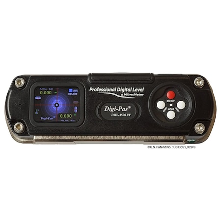 Digi-Pas 2-AXIS High Precision Digital Level & Inclinometer, BLUETOOTH, 0.0002/ft 0.02mm/M 2-03503-99